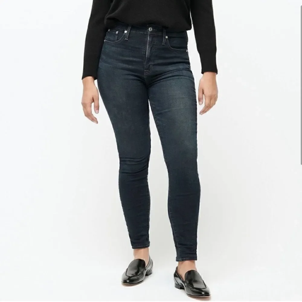 J. Crew Curvy Toothpick Skinny Jean Dark Wash NEW